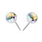 Crystal Earrings for Women 8MM Austrian Crystal Disco Ball Earrings for Women Disco Earrings Iridescent Earrings Crystals Stud Earrings Hypoallergenic Earrings Disco Jewelry for Women